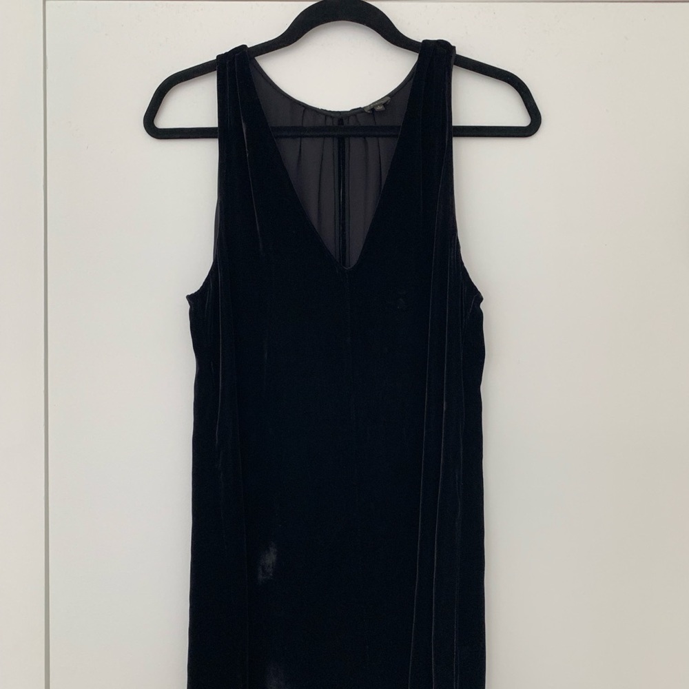 Aritzia velvet mini dress